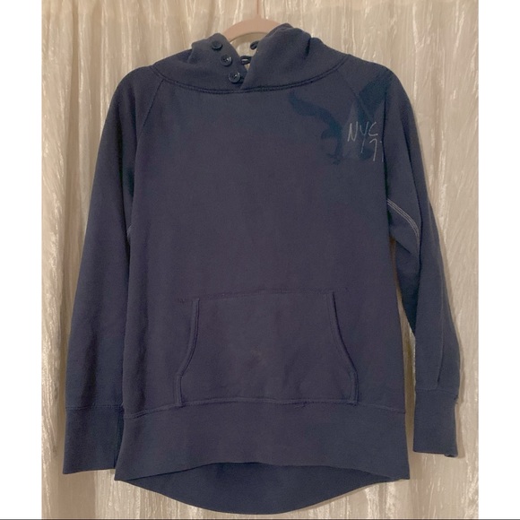 American Eagle Navy Blue Sweater - Picture 2 of 3